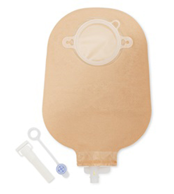 SACCA UROSTOMIA ANATOMICA URO FLANGIA PER CINTURA RUBINETTO DI CHIUSURA DI SICUREZZA NOVA 2 36MM 10 PEZZI+1ATTATORE+TAPPIN - Farmacia-flash.it