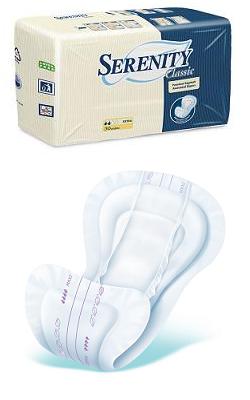 PANNOLONE PER INCONTINENZA SERENITY CLASSIC SAGOMATO PLUS TESSUTO NON TESSUTO 30 PEZZI - Farmacia-flash.it