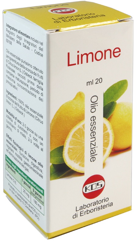 LIMONE OLIO ESSENZIALE 20 ML - Farmacia-flash.it