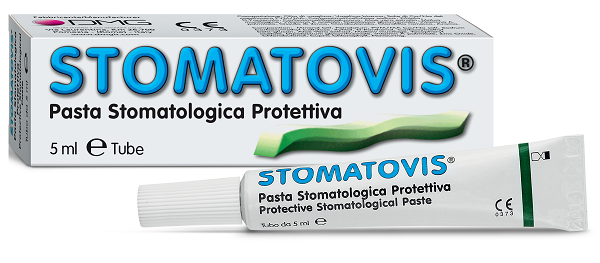 PASTA STOMATOLOGICA PROTETTIVA STOMATOVIS STOMATITI AFTOSE 5 ML - Farmacia-flash.it