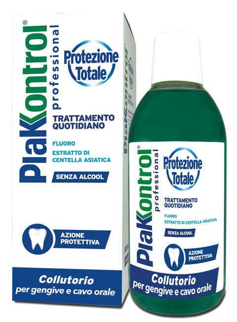 PLAKKONTROL PROTEZIONE TOTALE COLLUTORIO 500 ML - Farmacia-flash.it
