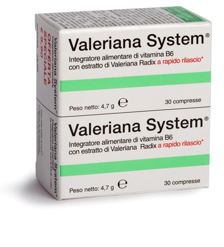 VALERIANA SYSTEM 30 COMPRESSE+30 COMPRESSE - Farmacia-flash.it