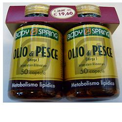 BODY SPRING OLIO DI PESCE OMEGA 3 CONFEZIONE BIPACK - Farmacia-flash.it
