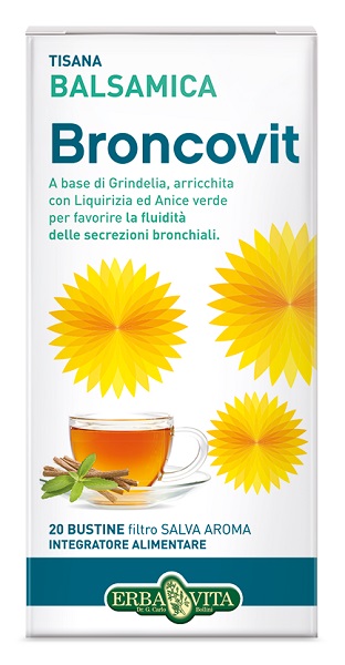 BRONCOVIT TISANA 20 BUSTINE 2G - Farmacia-flash.it