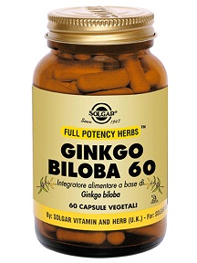 GINKGO BILOBA 60 60 CAPSULE VEGETALI - Farmacia-flash.it
