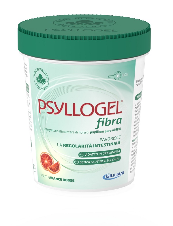 PSYLLOGEL FIBRA ARANCE ROSSE VASO 170 G - Farmacia-flash.it