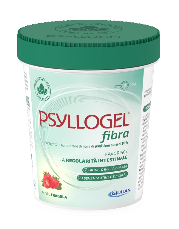 PSYLLOGEL FIBRA FRAGOLA VASO 170 G - Farmacia-flash.it