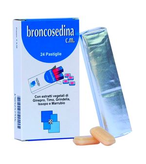 BRONCOSEDINA CM 24 PASTIGLIE 70 G - Farmacia-flash.it