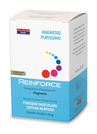 REINFORCE MAGNESIO PURISSIMO 150 GRAMMI DI POLVERE - Farmacia-flash.it