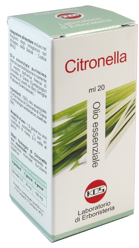 CITRONELLA OLIO ESSENZIALE 20 ML - Farmacia-flash.it