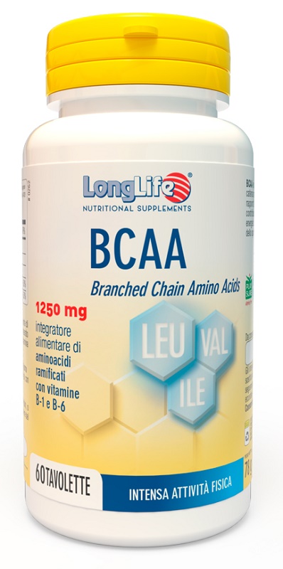 LONGLIFE BCAA 1250 MG - Farmacia-flash.it