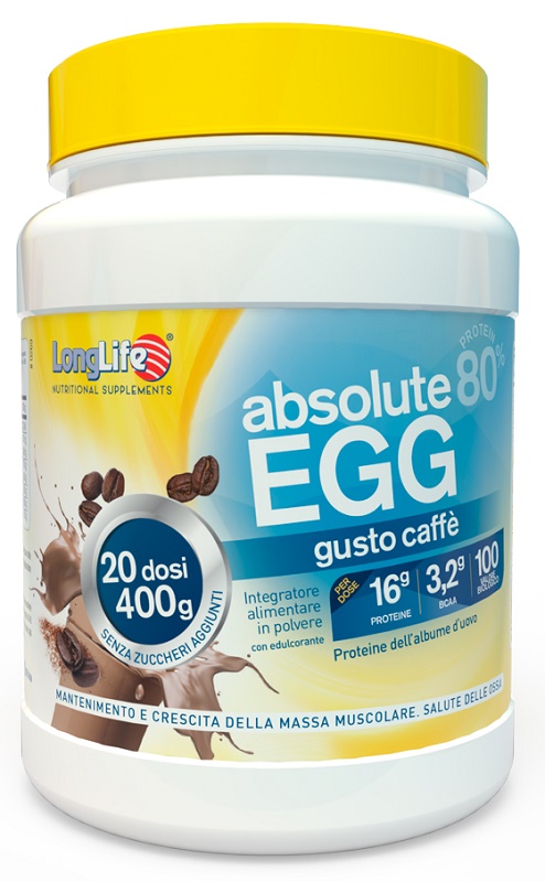 LONGLIFE ABSOLUTE EGG CAFFE 400 G - Farmacia-flash.it