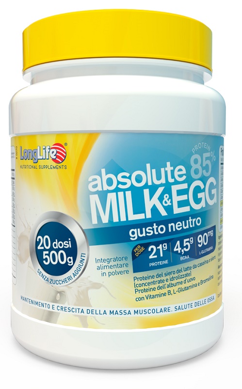 LONGLIFE ABSOLUTE MILK EGG 500 G - Farmacia-flash.it