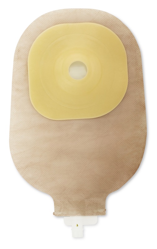 SACCA UROSTOMIA CONVESSA BARRIERA PROTETTIVA AUTOPORTANTE TRASPARENTE 30MM MIDI 350ML TNT IDROREPELLENTE 10 PEZZI+1 ADATTATORE+10 TAPPINI ESTERNI DI SICUREZZA - Farmacia-flash.it