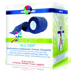 BENDA ELASTICA AUTOBLOCCANTE MASTER-AID BLUGRIP 6X4,5 - Farmacia-flash.it