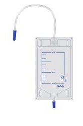 SACCA DI DRENAGGIO GAMBA PER INCONTINENZA TUBO 10 CM 10 PEZZI - Farmacia-flash.it