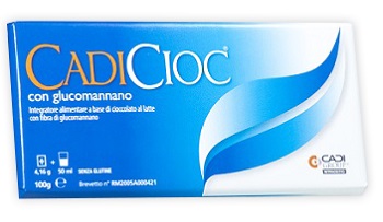 CADICIOC TAVOLETTA LATTE CON GLUCOMANNANO 100 G - Farmacia-flash.it