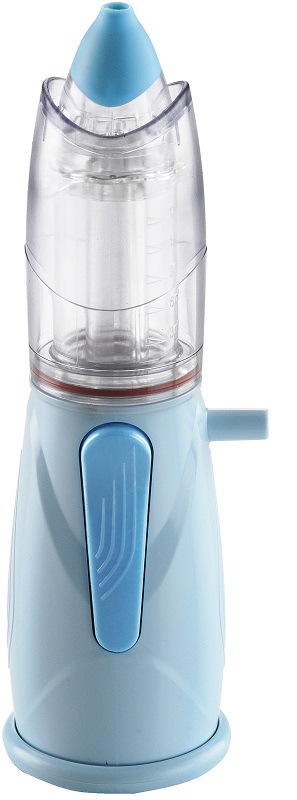 AEROSOL PER ALTE VIE RESPIRATORIE RINOWASH COLORE AZZURRO CON CAMPANA UNIVERSALE - Farmacia-flash.it