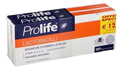 PROLIFE LACTOBACILLI DUE CONFEZIONI DA 7 FLACONCINI DA 8 ML - Farmacia-flash.it