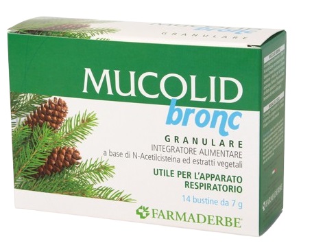 MUCOLID BRONC GRANULI 14 BUSTINE DA 7 G - Farmacia-flash.it