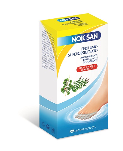 NOK SAN PEDILUVIO SUPEROSSIGENATO 400 G - Farmacia-flash.it