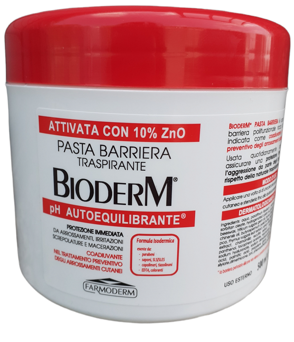 BIODERM PASTA BARRIERA ZINCO 500 ML - Farmacia-flash.it