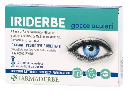 IRIDERBE GOCCE OCULARI MONODOSI 10 FLACONCINI DA 0,5ML - Farmacia-flash.it