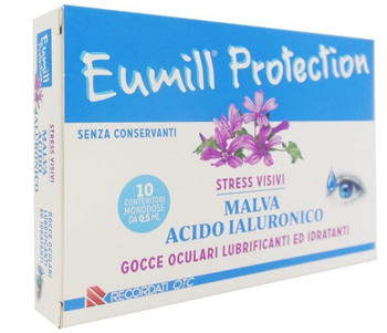 EUMILL PROTECTION GOCCE OCULARI 10 FLACONCINI MONODOSE 0,5 ML - Farmacia-flash.it