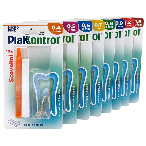 PLAKKONTROL MINIGRIP SCOVOLINO 0,5 MM 10 PEZZI - Farmacia-flash.it