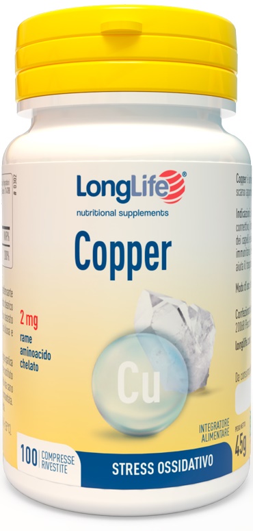 LONGLIFE COPPER 2 MG 100 COMPRESSE - Farmacia-flash.it