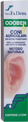 ODOBEN CONO PER PULIZIA AURICOLARE 2 PEZZI - Farmacia-flash.it