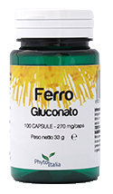 FERRO GLUCONATO 100 CAPSULE - Farmacia-flash.it