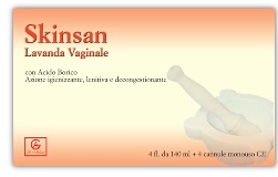 SKINSAN LAVANDA VAGINALE 4 FLACONI 140 ML + 4 CANNULE VAGINALI MONOUSO IN BLISTER - Farmacia-flash.it