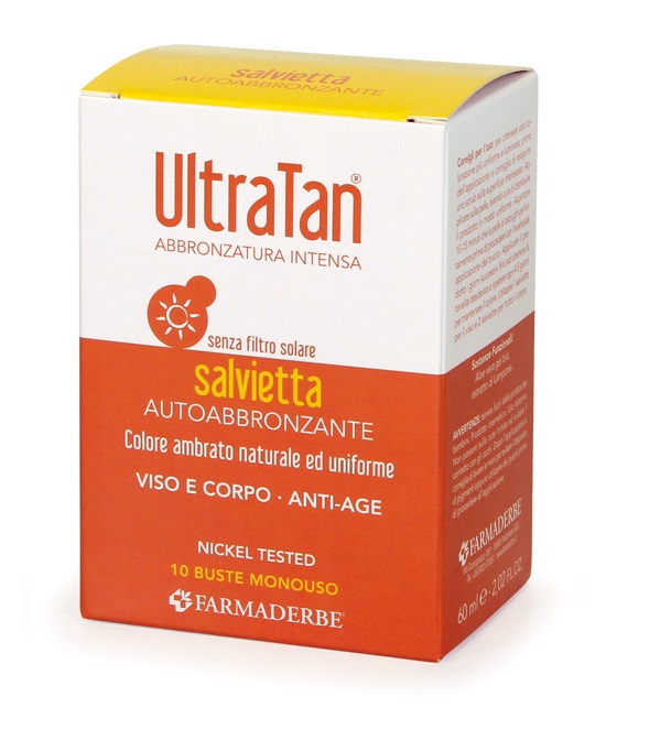 ULTRA TAN SALVIETTE AUTOABBRONZANTI 10 BUSTE - Farmacia-flash.it