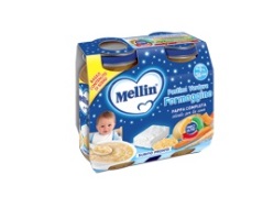 MELLIN CENA COMPLETA PASTINA VERDURE FORMAGGINO 2 PEZZI 200 G - Farmacia-flash.it