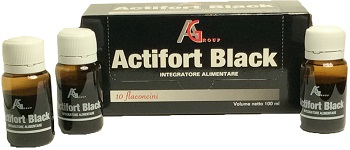 ACTIFORT BLACK 10 FLACONCINI 10 ML - Farmacia-flash.it
