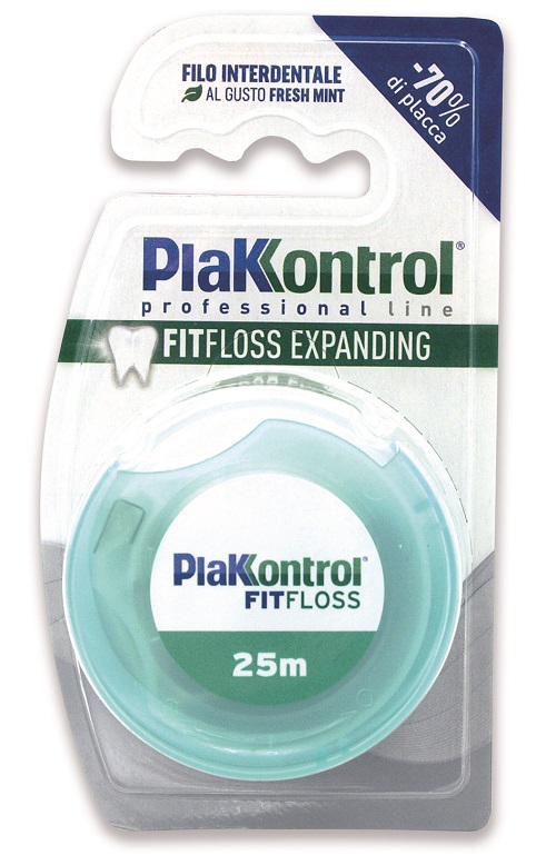 PLAKKONTROL FIT FLOSS FILO 25 M - Farmacia-flash.it