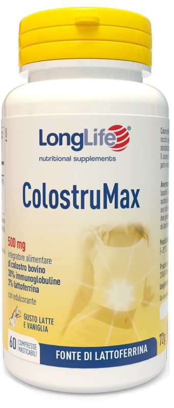 LONGLIFE COLOSTRUMAX 60 TAVOLETTE - Farmacia-flash.it