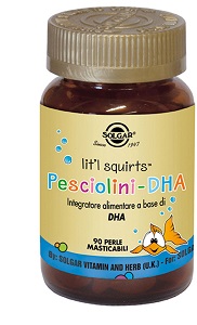 PESCIOLINI DHA 90 PERLE MASTICABILI - Farmacia-flash.it