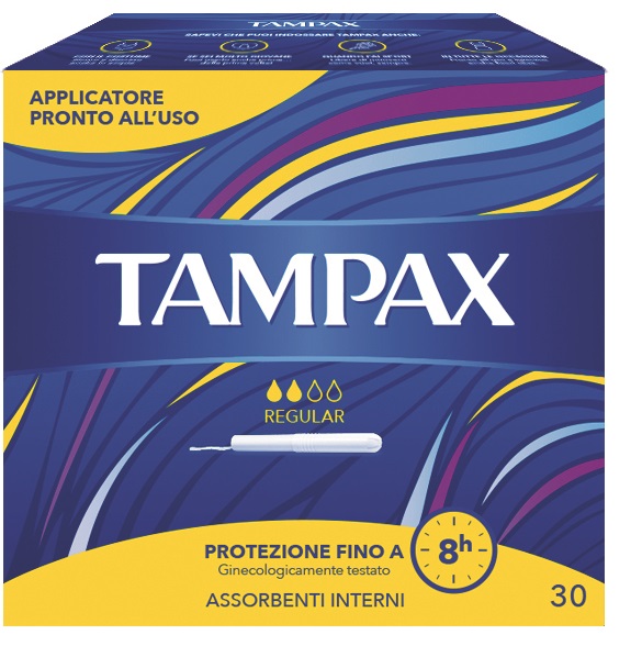 TAMPAX BLUE BOX REGULAR 30 PEZZI - Farmacia-flash.it