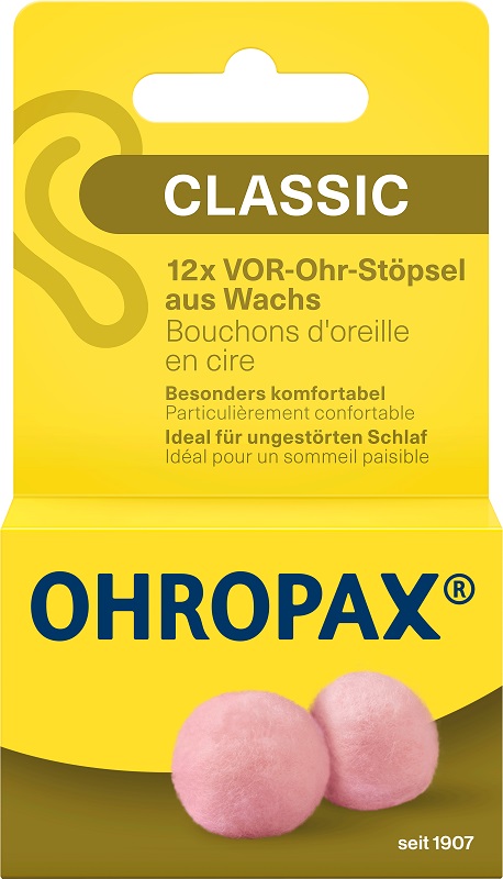 TAPPO AURICOLARE OHROPAX CERA 12 PEZZI - Farmacia-flash.it