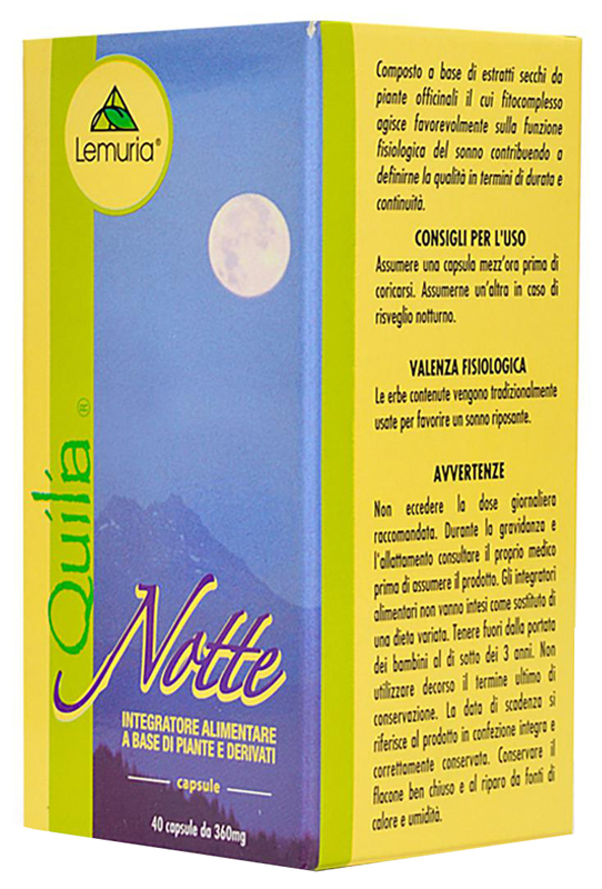 QUILIA NOTTE 40 CAPSULE - Farmacia-flash.it