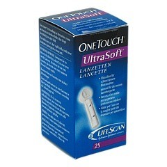LANCETTE PUNGIDITO ONETOUCH ULTRASOFT 25 PEZZI - Farmacia-flash.it