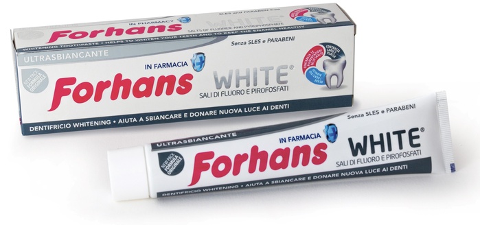 FORHANS SP WHITE DENTIF 75ML - Farmacia-flash.it