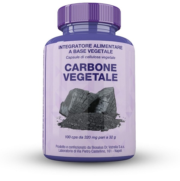 CARBONE VEGETALE 100 CAPSULE 32 G - Farmacia-flash.it