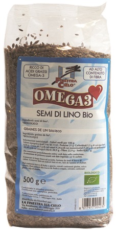 FSC OMEGA3 SEMI DI LINO BIO AD ALTO CONTENUTO DI FIBRA 500 G - Farmacia-flash.it