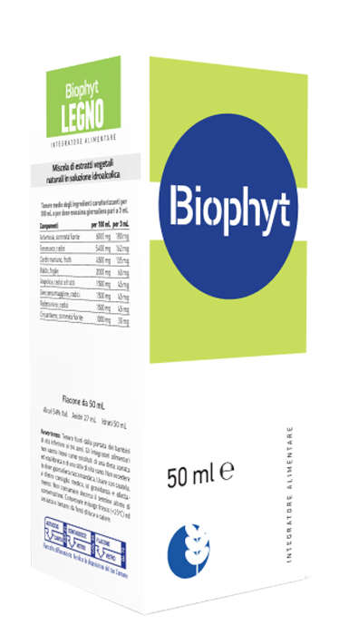 BIOPHYT LEGNO 50 ML SOLUZIONE IDROALCOLICA - Farmacia-flash.it