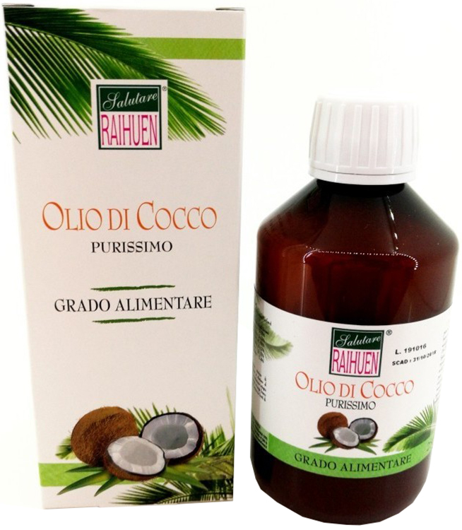 RAIHUEN OLIO COCCO GRADO ALIMENTARE 100 ML - Farmacia-flash.it