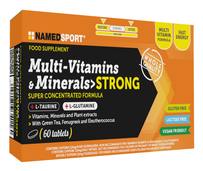 MULTI-VITAMINS&MINERALS STRONG 60 COMPRESSE - Farmacia-flash.it