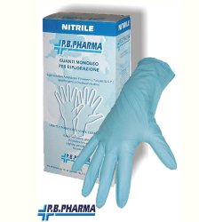 GUANTO NITRILE MEDIO 100 PEZZI - Farmacia-flash.it